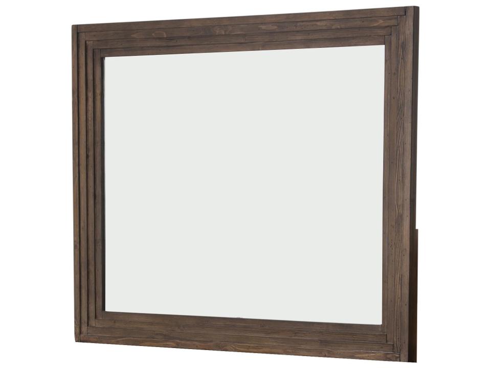 Carrollton Rectangular Wall Mirror in Rustic Ranch