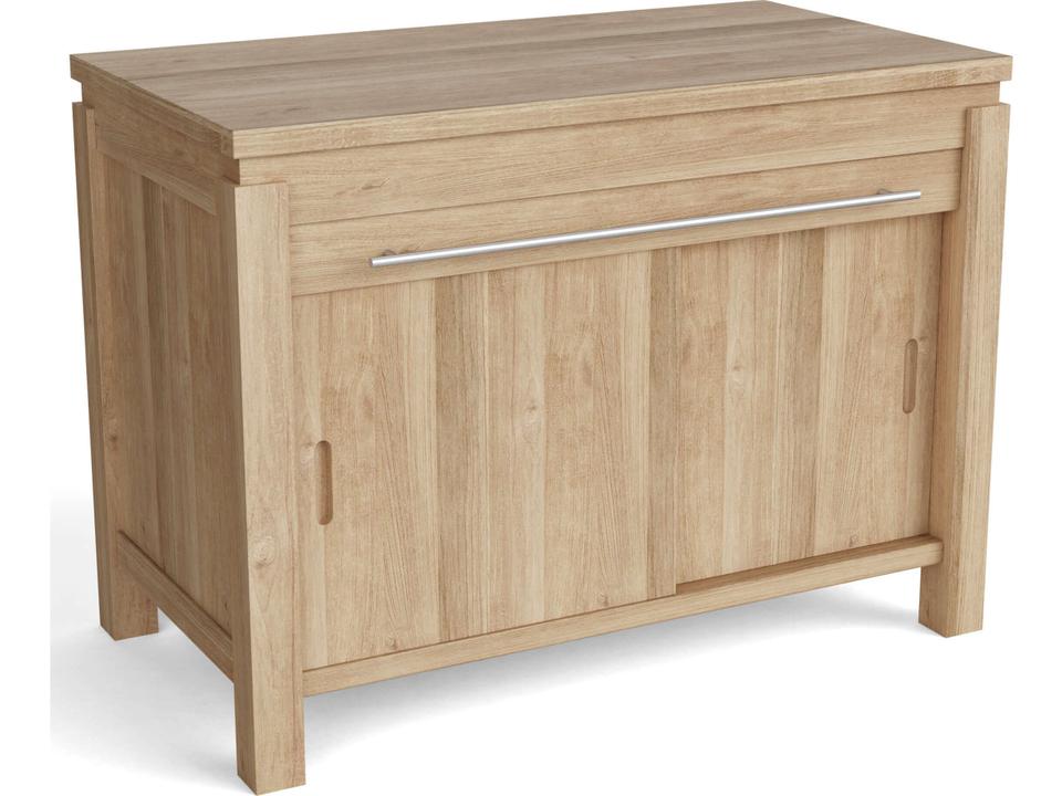 Fairmont Outdoor Cabinet in Natural Teak Wood