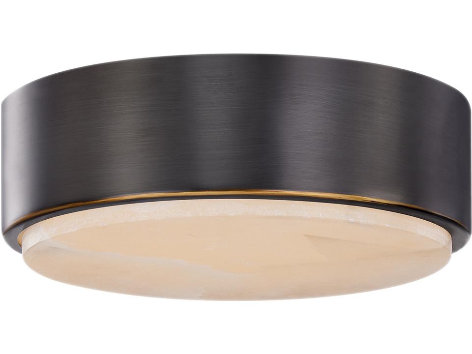Blanco LED Flush Mount Urban Bronze Alabaster