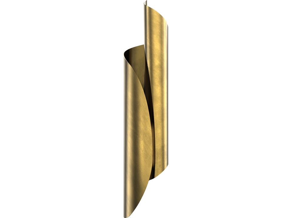 Parducci 2-Light Wall Sconce in Vintage Brass