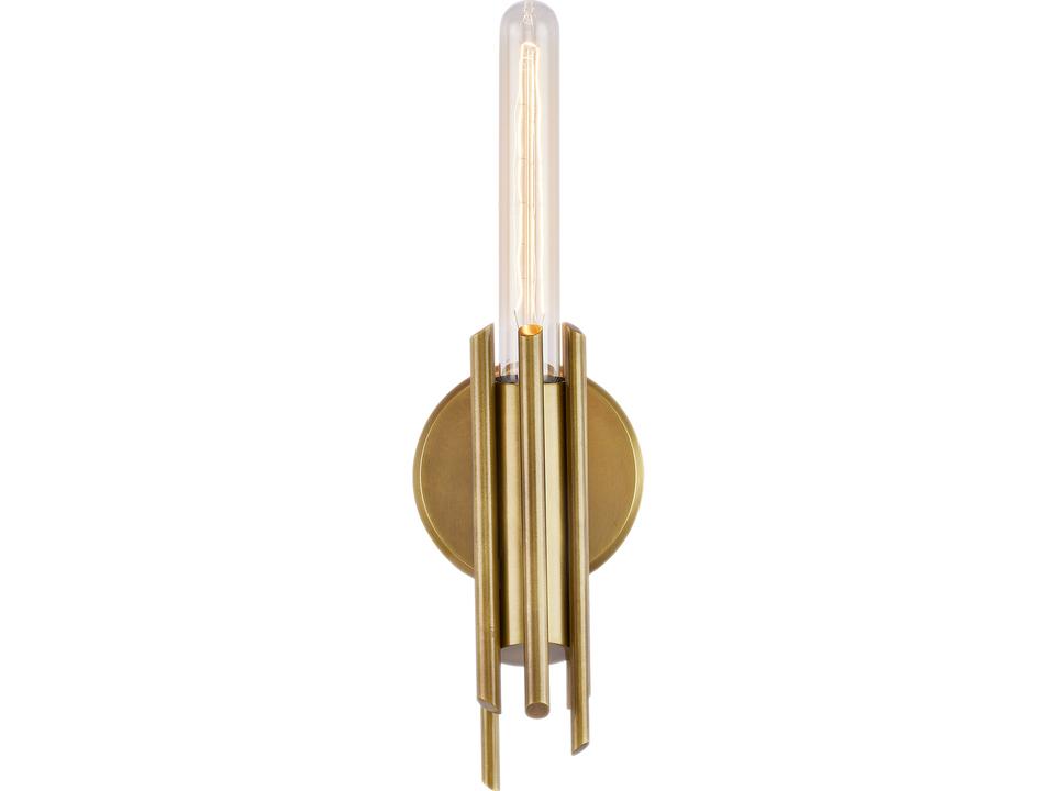 Torres 1-Light Wall Sconce in Vintage Brass