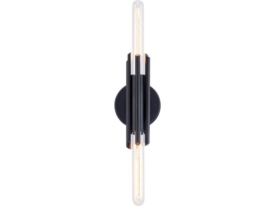 Torres 2-Light Wall Sconce in Matte Black