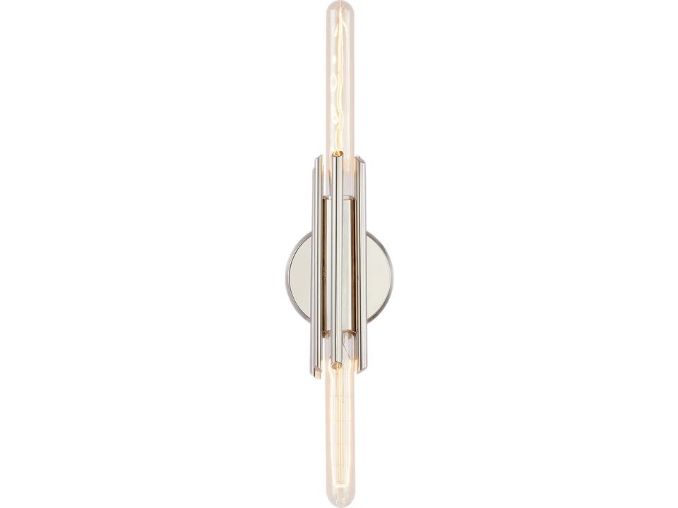 Torres 2-Light Wall Sconce in Polished Nickel