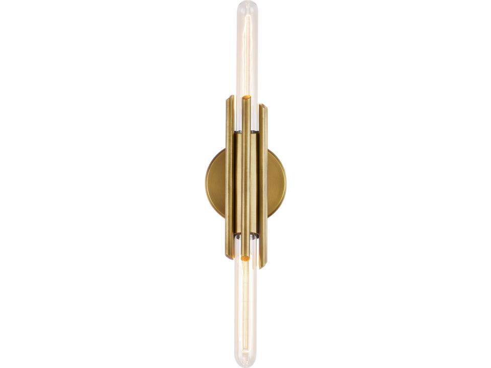 Torres 2-Light Wall Sconce in Vintage Brass