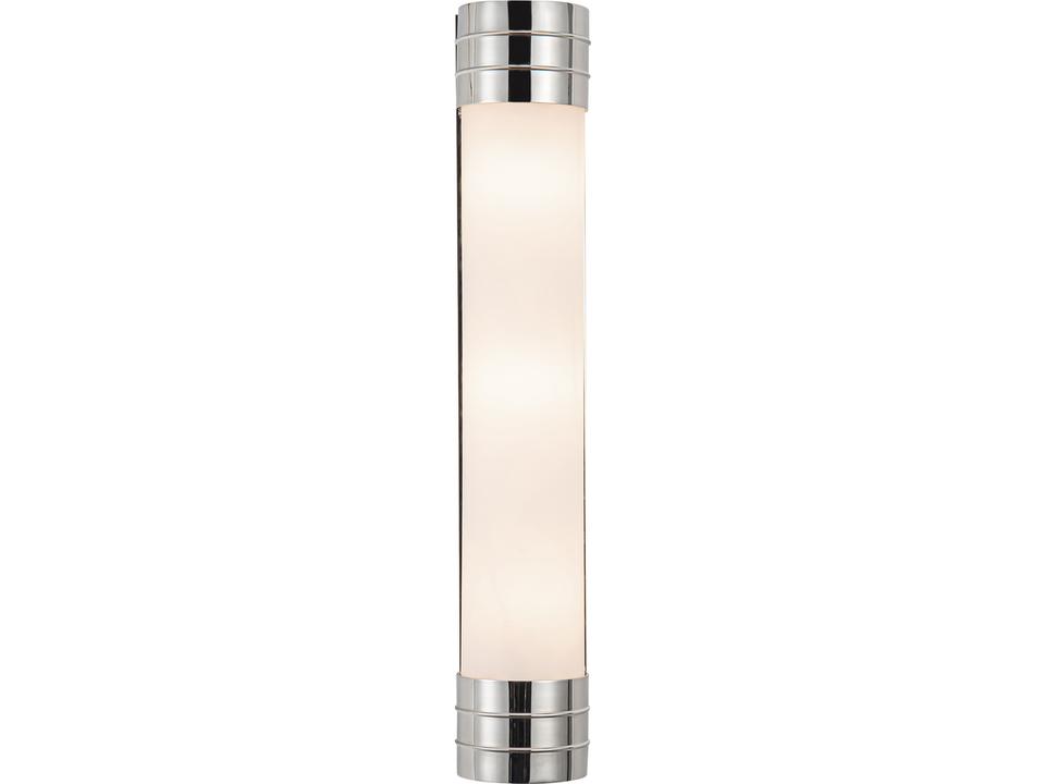 Willard 3-Light Wall Sconce with Matte Opal Glass in Polished Nickel