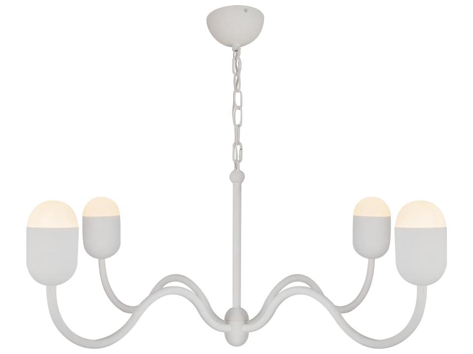 Effie Chandelier Antique White Modern Light