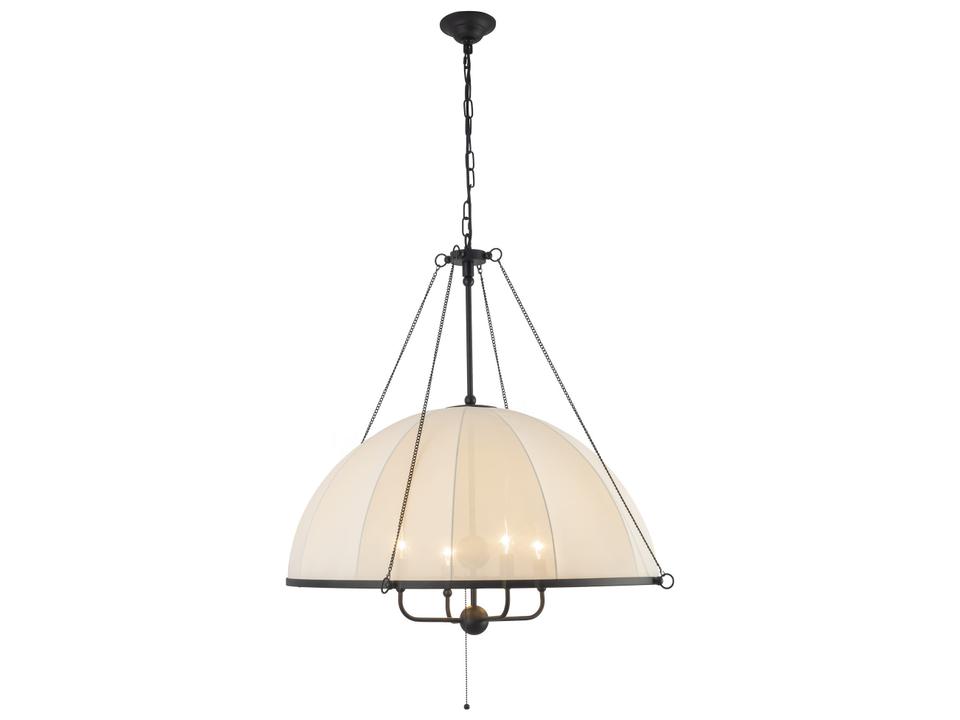 Crosby Chandelier in Matte Black Modern