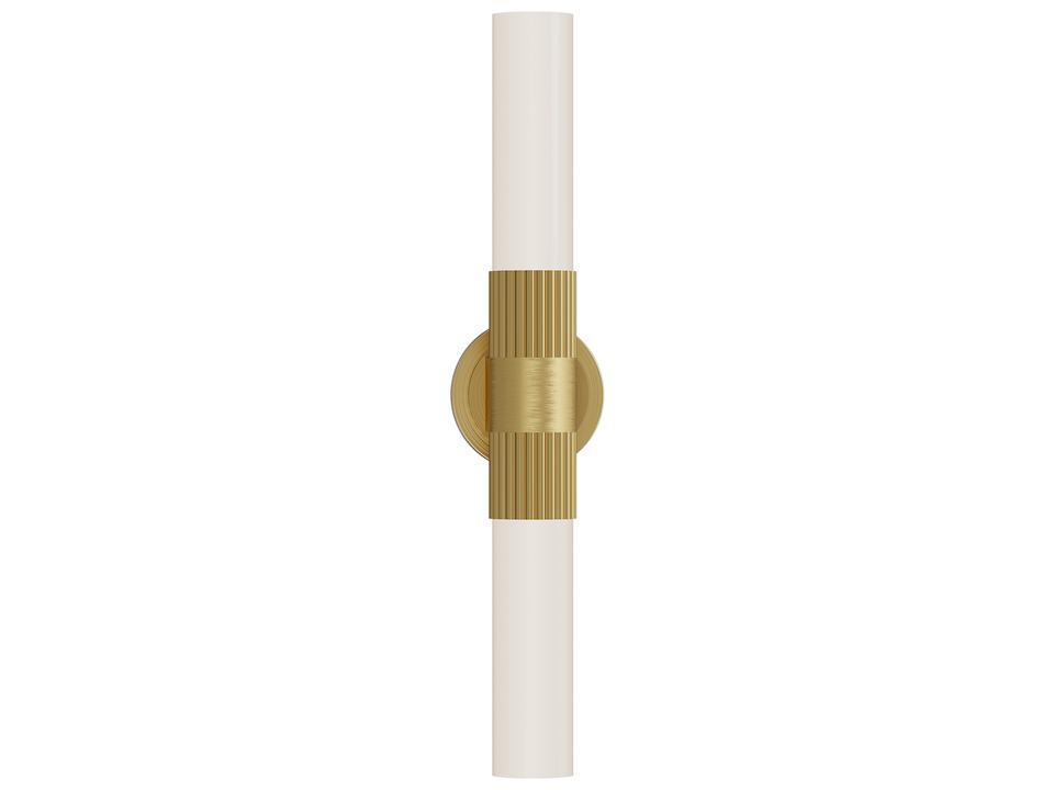 Rue Bath Vanity Light in Brushed Gold