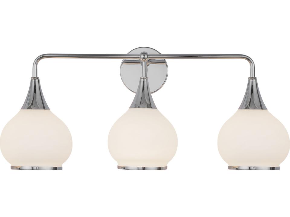 Hazel 3-Light Bath Vanity Light in Chrome