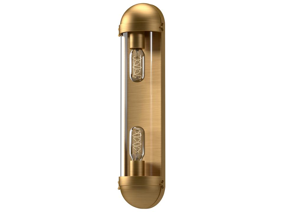 Cyrus Bath Vanity Light Aged Gold Modern
