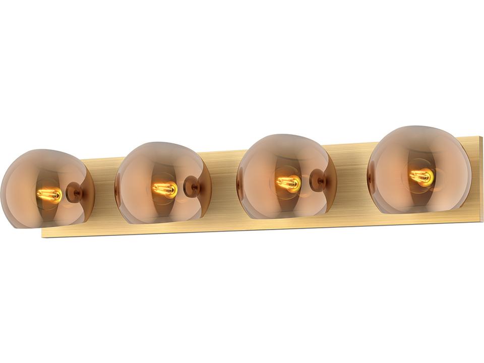 Willow Bath Vanity Light 31-Inch Modern Gold