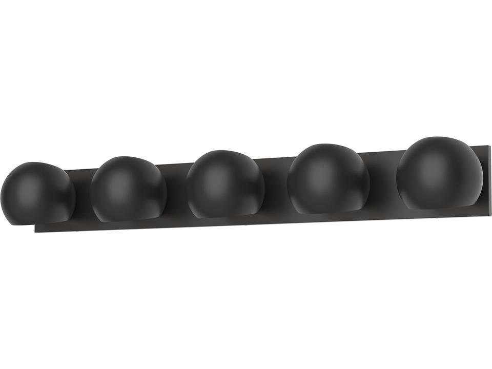 Willow 5-Light Bath Vanity Light in Matte Black