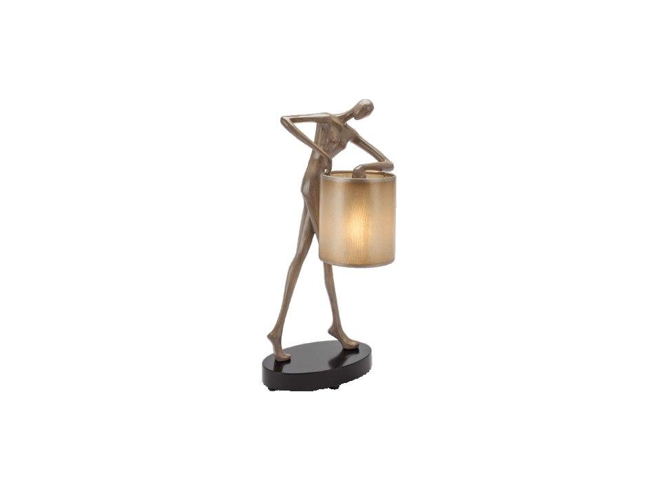 Champagne Black Gold Table Lamp