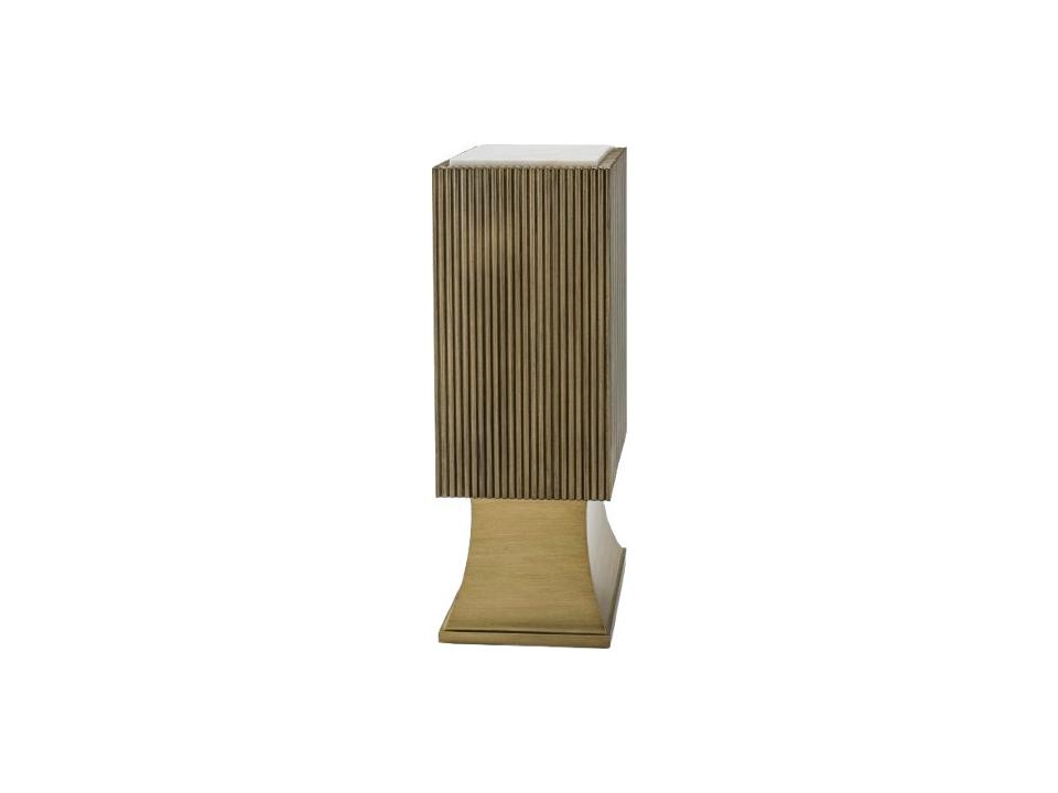 2741 Contemporary Elegant Silver End Table
