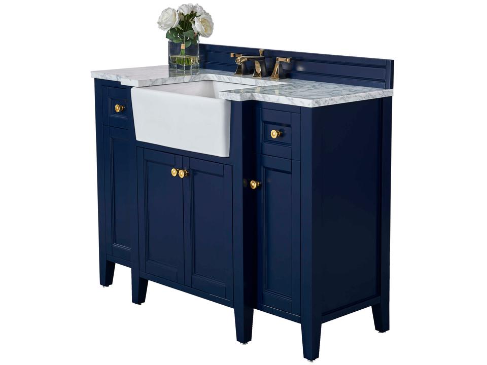 Adeline 48 inch Bathroom Vanity in Heritage Blue