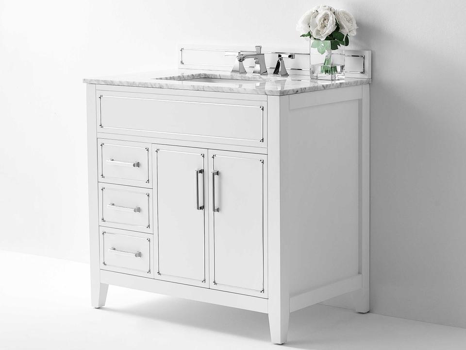 Aspen 36-Inch Bathroom Vanity Modern Single Sink Cabinet