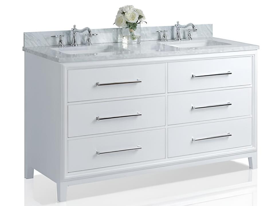 Ellie White 60" Vanity
