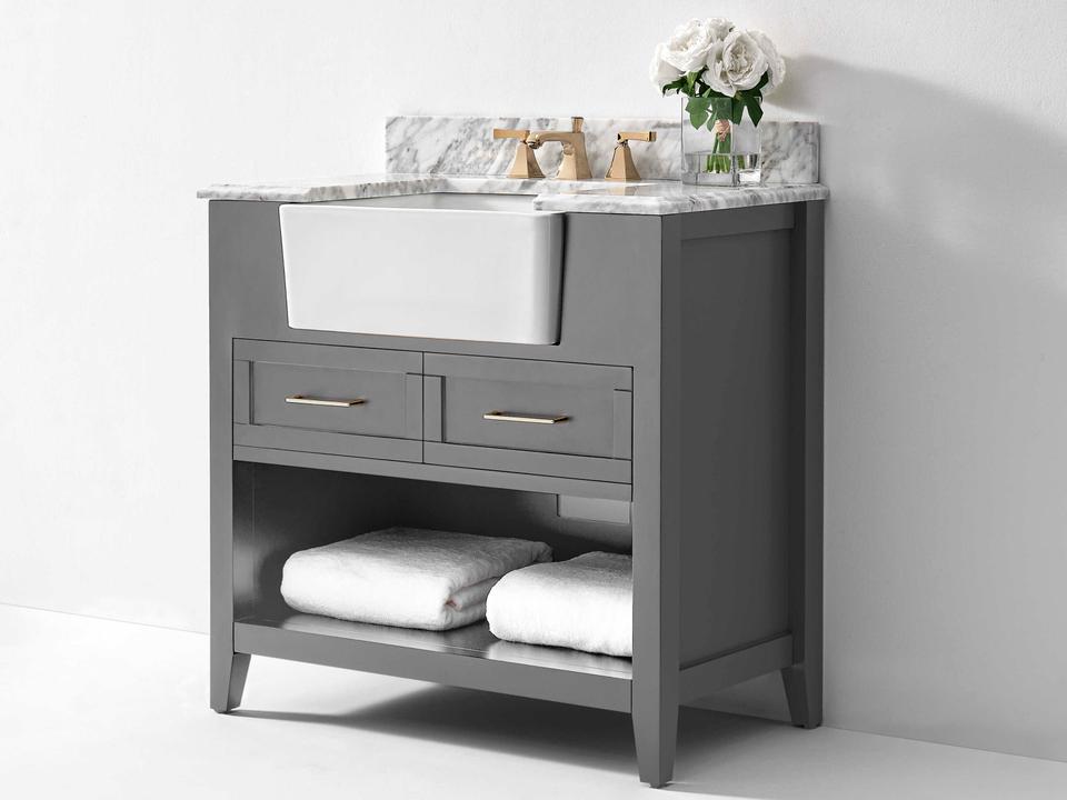 Hayley 36 Inch Bathroom Vanity Modern Farmhouse