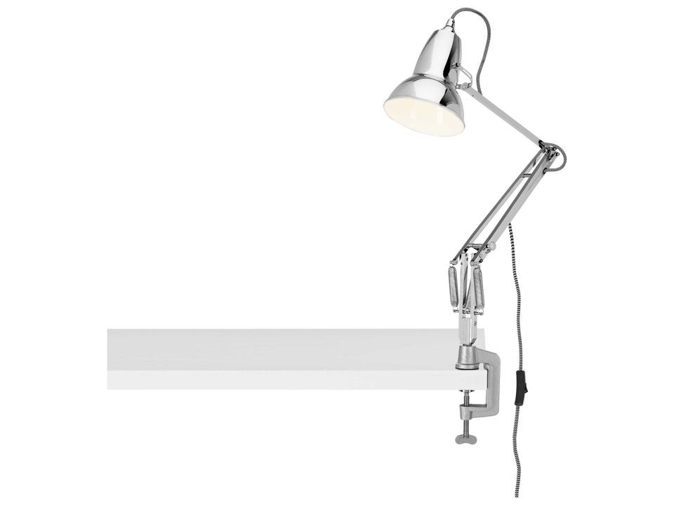 Original-1227 Bright Chrome Desk Lamp with Clamp