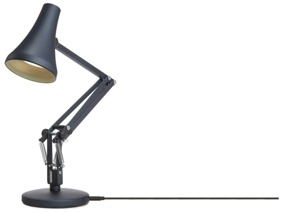 90 Mini Mini LED Desk Lamp in Steel Blue and Grey