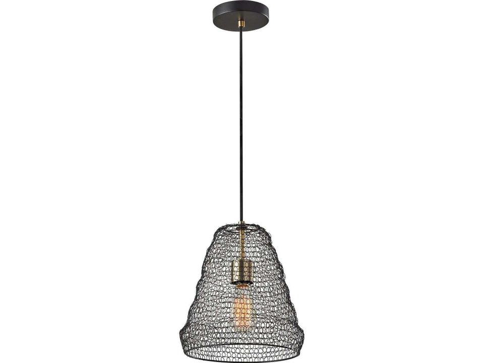 Sheridan Black Antique Brass Mini Pendant