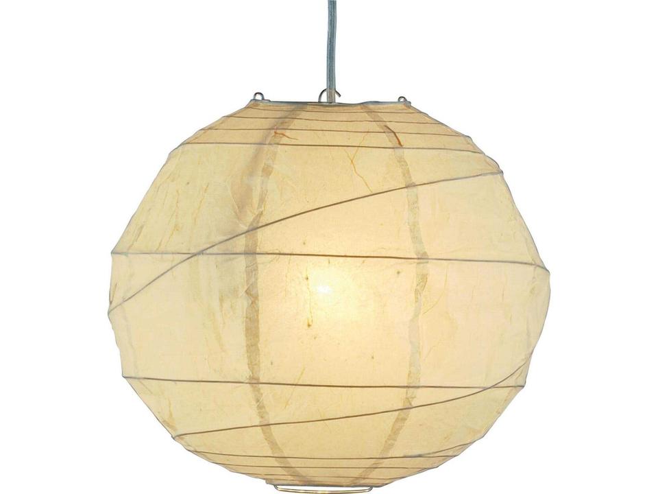 Orb Globe Pendant Light in Natural Rice Paper