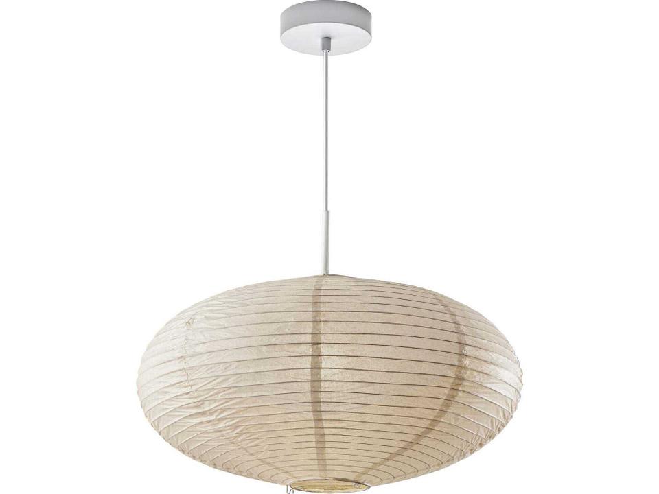 Alana Large Paper Pendant Light in Off-White