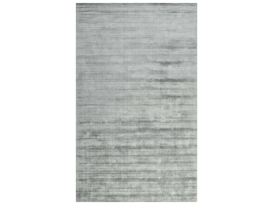 Affinity Hand-Woven Art Silk Area Rug in Silver