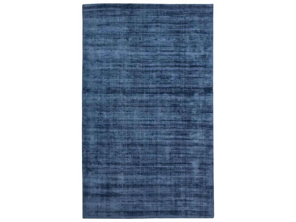 Affinity Hand-Woven Viscose Area Rug in Blue Sapphire