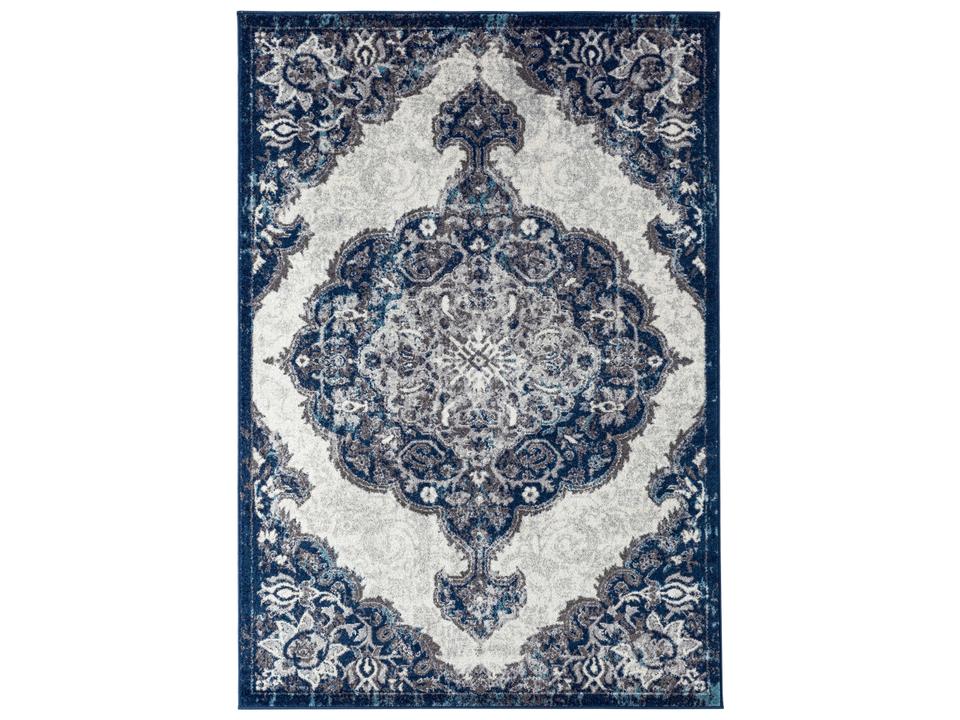 Alexandria ALX-86 Power-Loomed Medallion Rectangle Area Rug