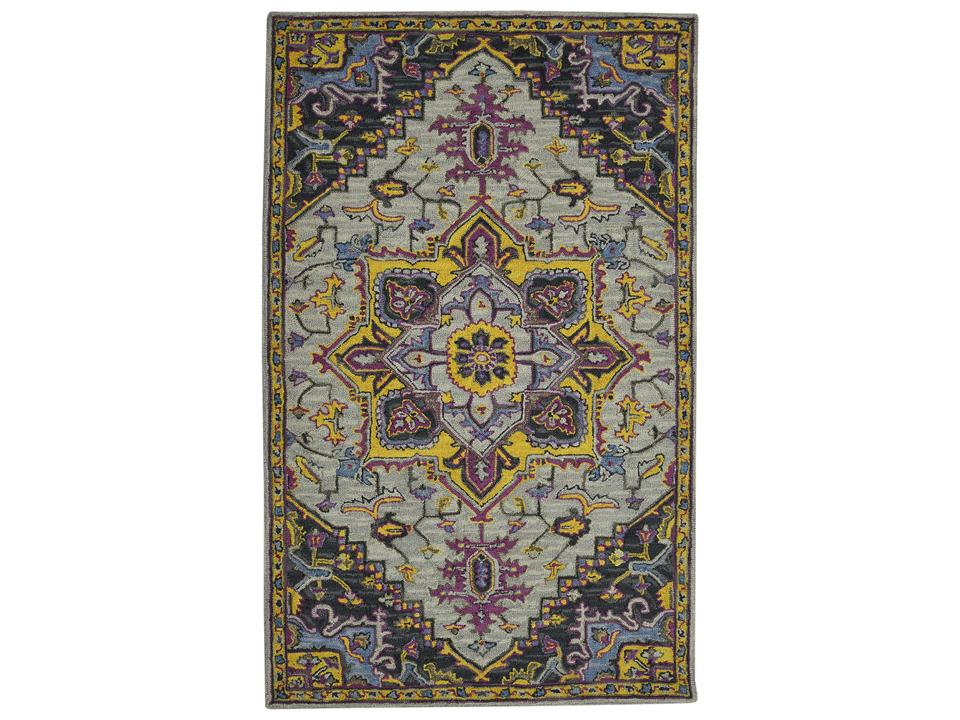 Boho Multi-Color Blended New Zealand Wool Hand-Tufted Area Rug