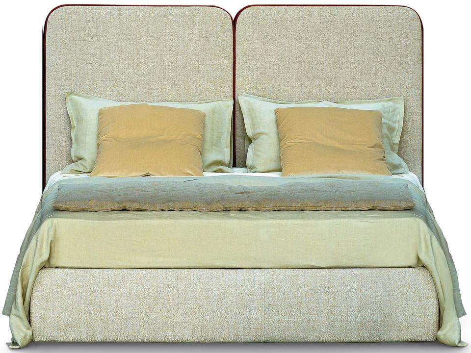 Palazzo Upholstered Bed Plywood Modern