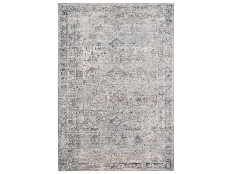 Fairmont FAI-4 Vintage Transitional Power-Loomed Area Rug in Slate Gray