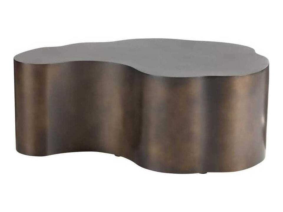 Meadow Rectangle Coffee Table in Bronze Iron