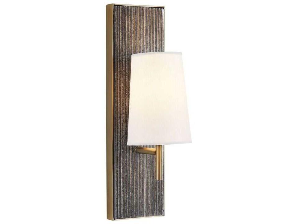 Kapri Wall Sconce in Black Chiseled Marble