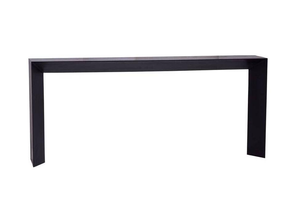 Ormando Ebony Oak Wood Console Table