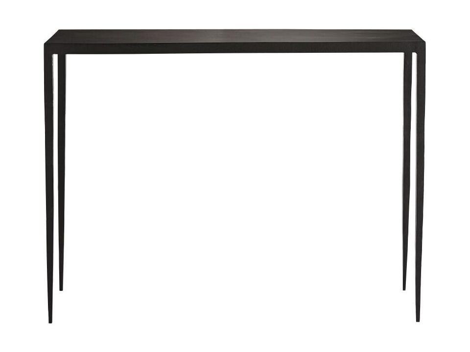 Hogan Rectangle Console Table in Hammered Iron