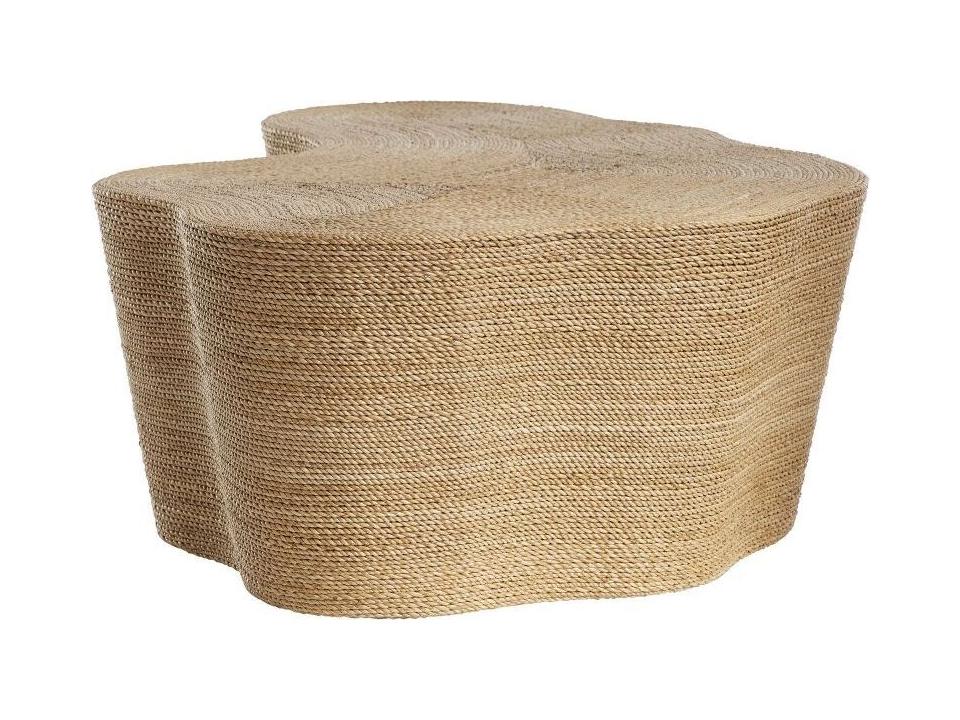 Meadow Rectangle Coffee Table in Natural Abaca