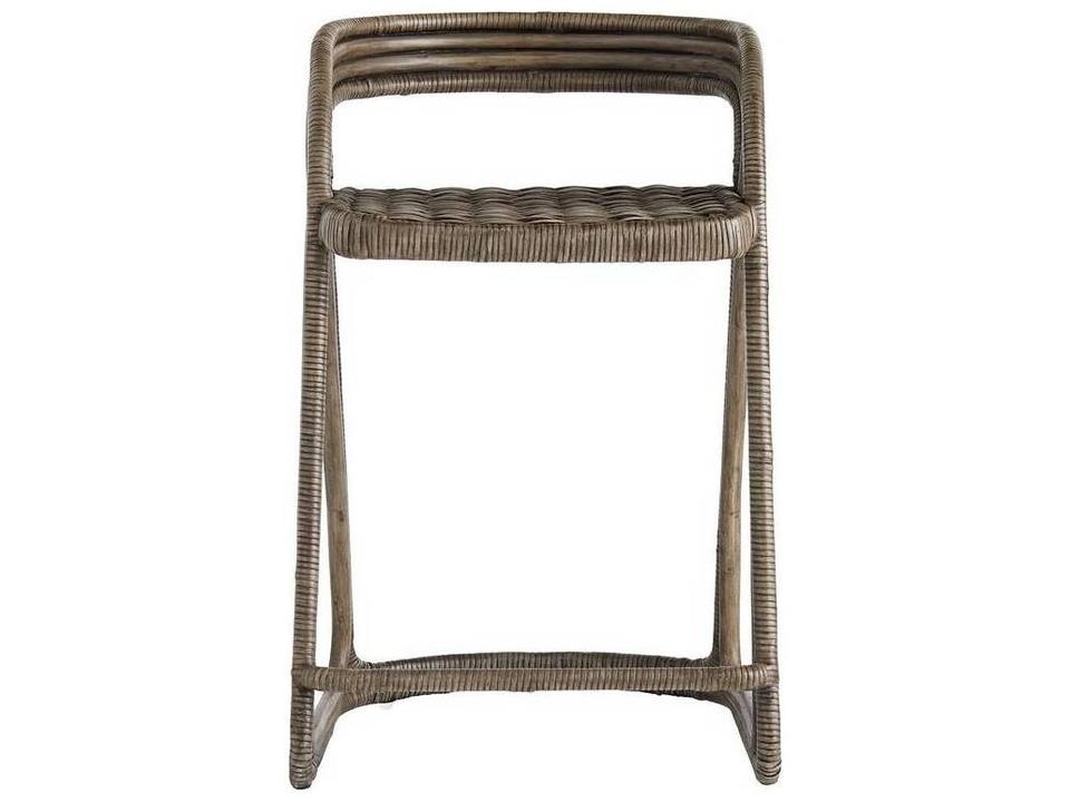 Harrington Counter Stool in Moth Gray Rattan