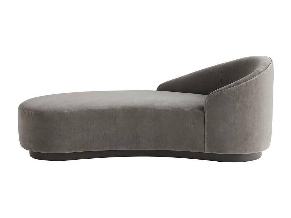 Turner Left Arm Chaise Lounge Sharkskin Velvet