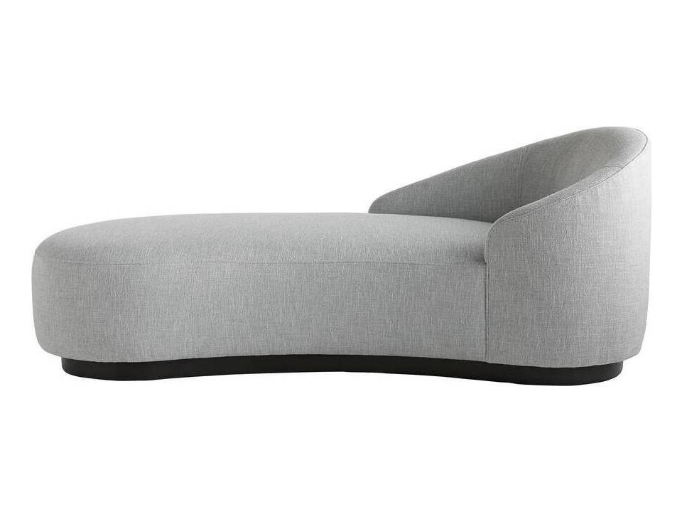 Turner Chaise Lounge in Iceberg Synthetic Linen