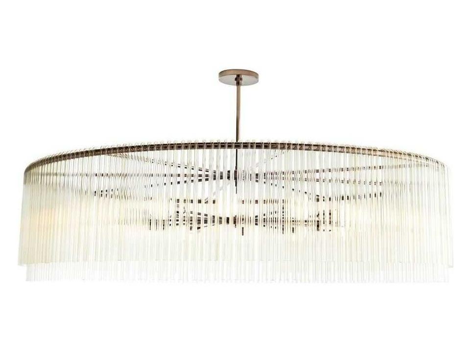12-Light Royalton Chandelier in Brown Nickel with Smoke Glass