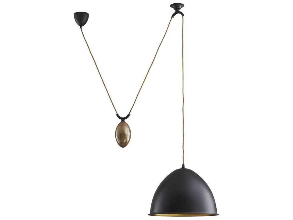 Arteriors Egg Drop One-Light Pendant in Bronze and Antique Brass
