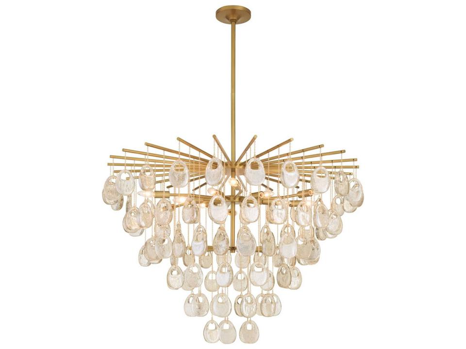 Gold Tiered Chandelier