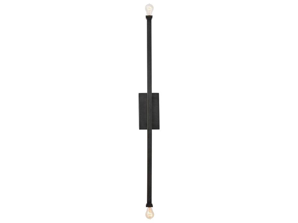 Hutu Two-Light Wall Sconce in Bronze Iron
