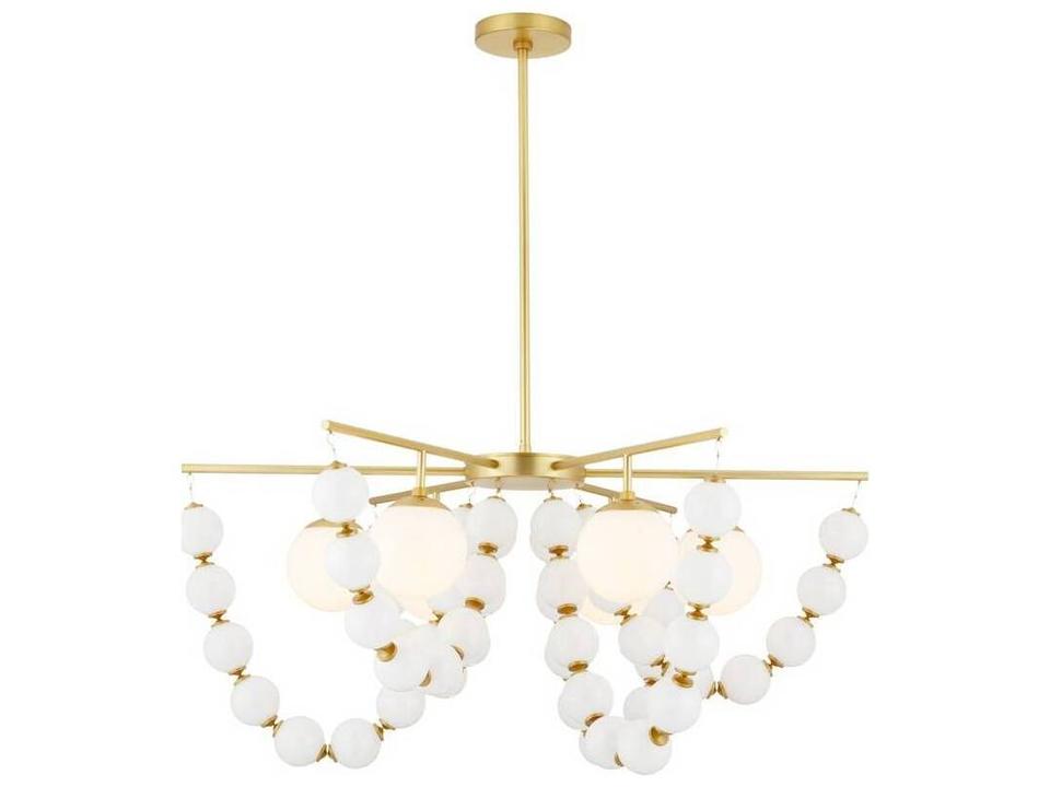 Genesis Chandelier 5-Light Antique Brass
