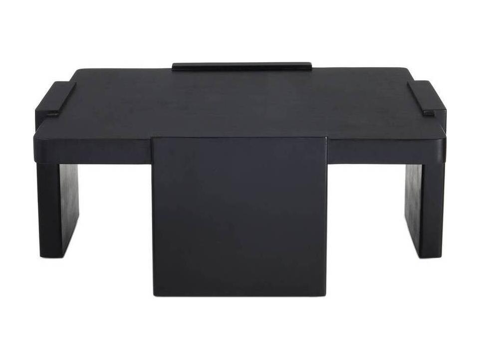 Camden Square Coffee Table in Ebony Mango Wood