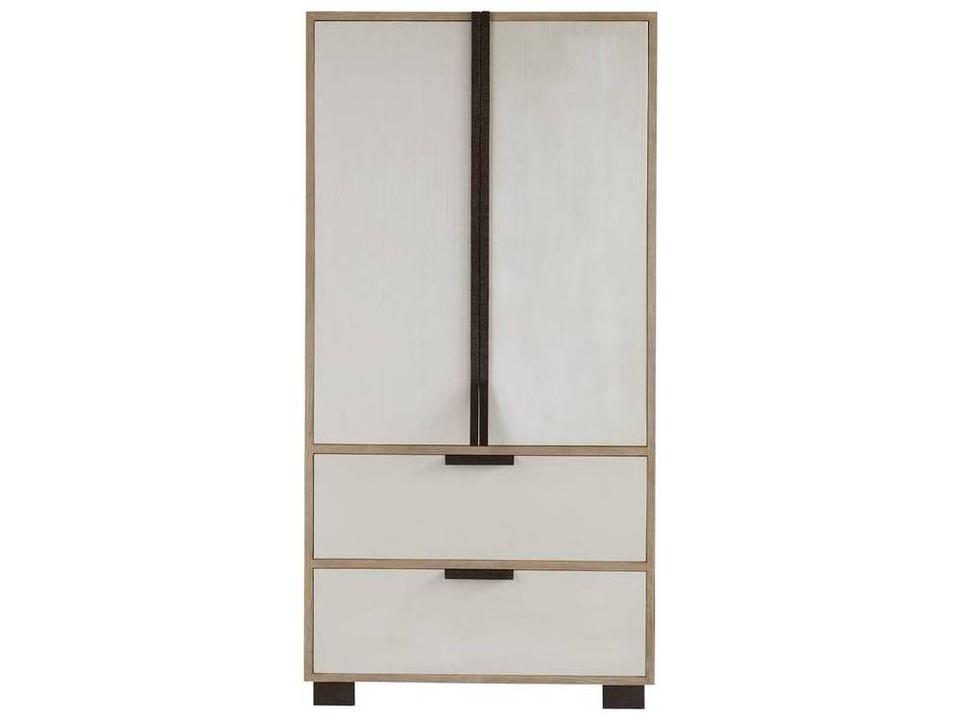 Dorsey Cabinet Smoked Oak and Seagrass