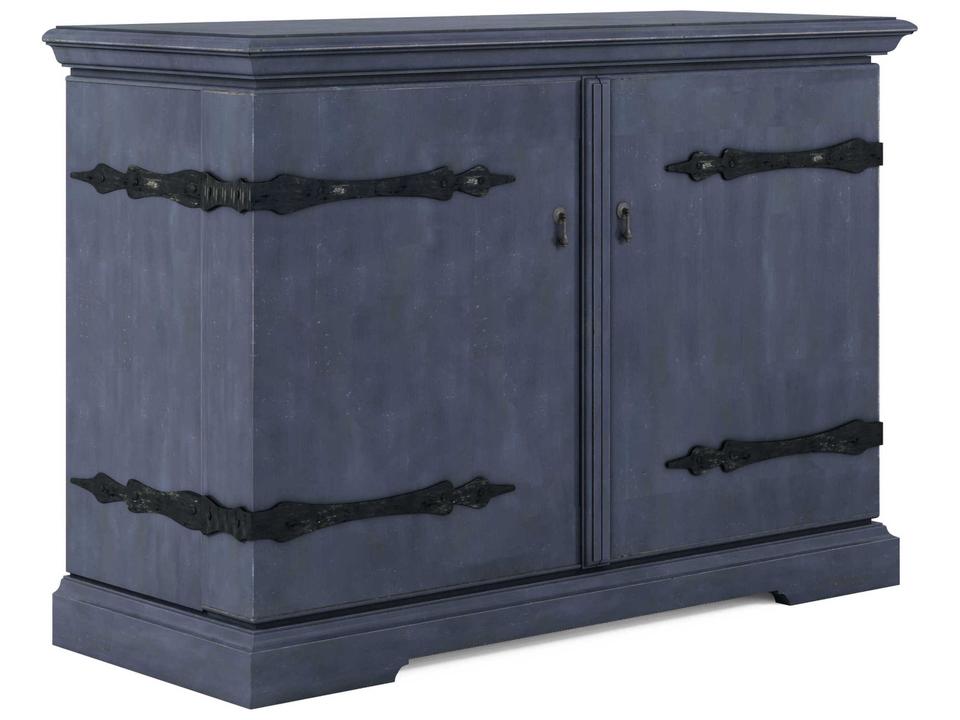 Alcove Bar Cabinet in Slate Finish