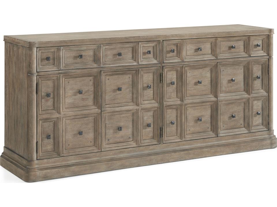 Reforma 79-Inch Wood Buffet Sideboard in Tapenade Finish